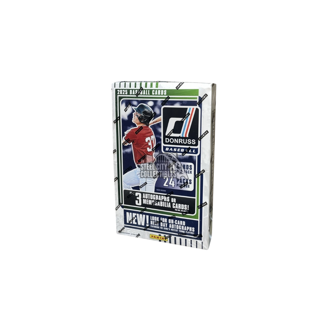 Baseball 2025 Panini Donruss – Caja con 24 Sobres (8 Cartas c/u)