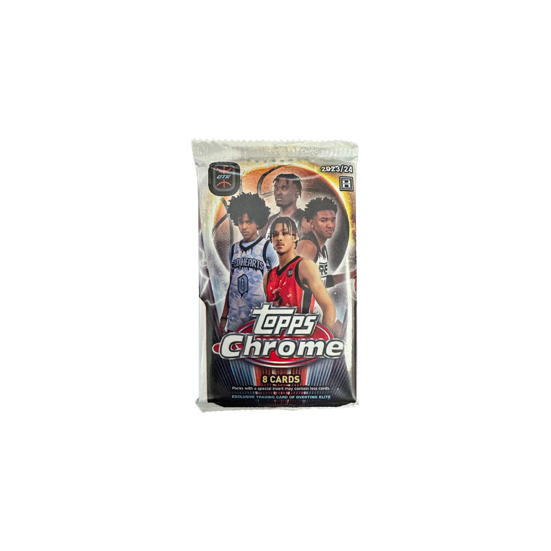 Basketball 2023-24 Topps Chrome – 1 Pack (8 Tarjetas)