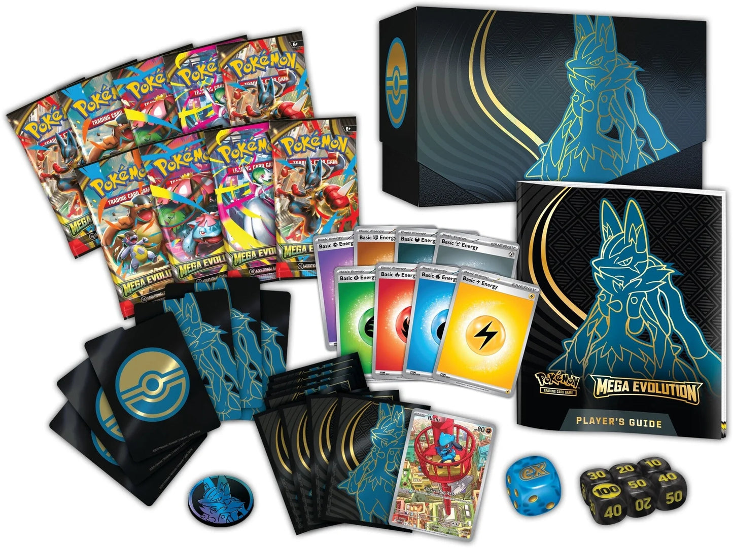 Elite Trainer Box Pokemon Mega Evolution - Edicion Mega Lucario