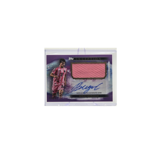BENJA CREMASCHI 2025 TOPPS INCEPTION MLS ROSA JUMBO RELIQUIA #03/49 INTER MIAMI