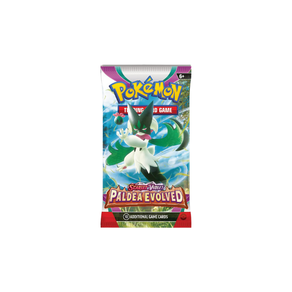 Pokémon Paldea Evolved – 1 Sobre con 10 Cartas Coleccionables