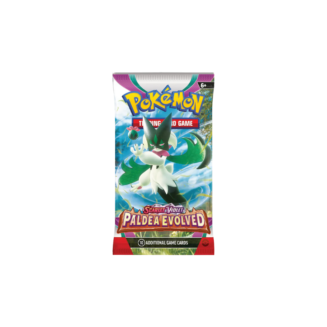 Pokémon Paldea Evolved – 1 Sobre con 10 Cartas Coleccionables
