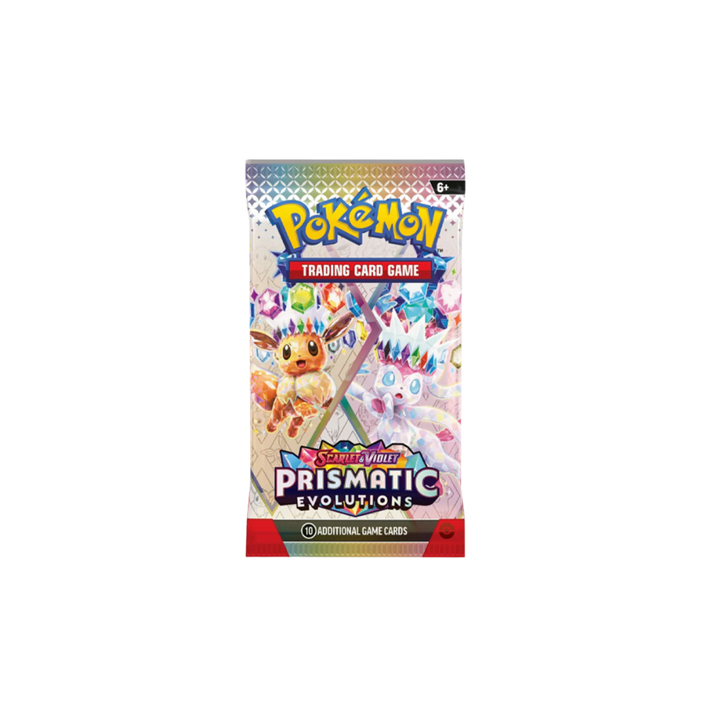 Pokémon Prismatic Evolutions – 1 Sobre con 10 Cartas Coleccionables