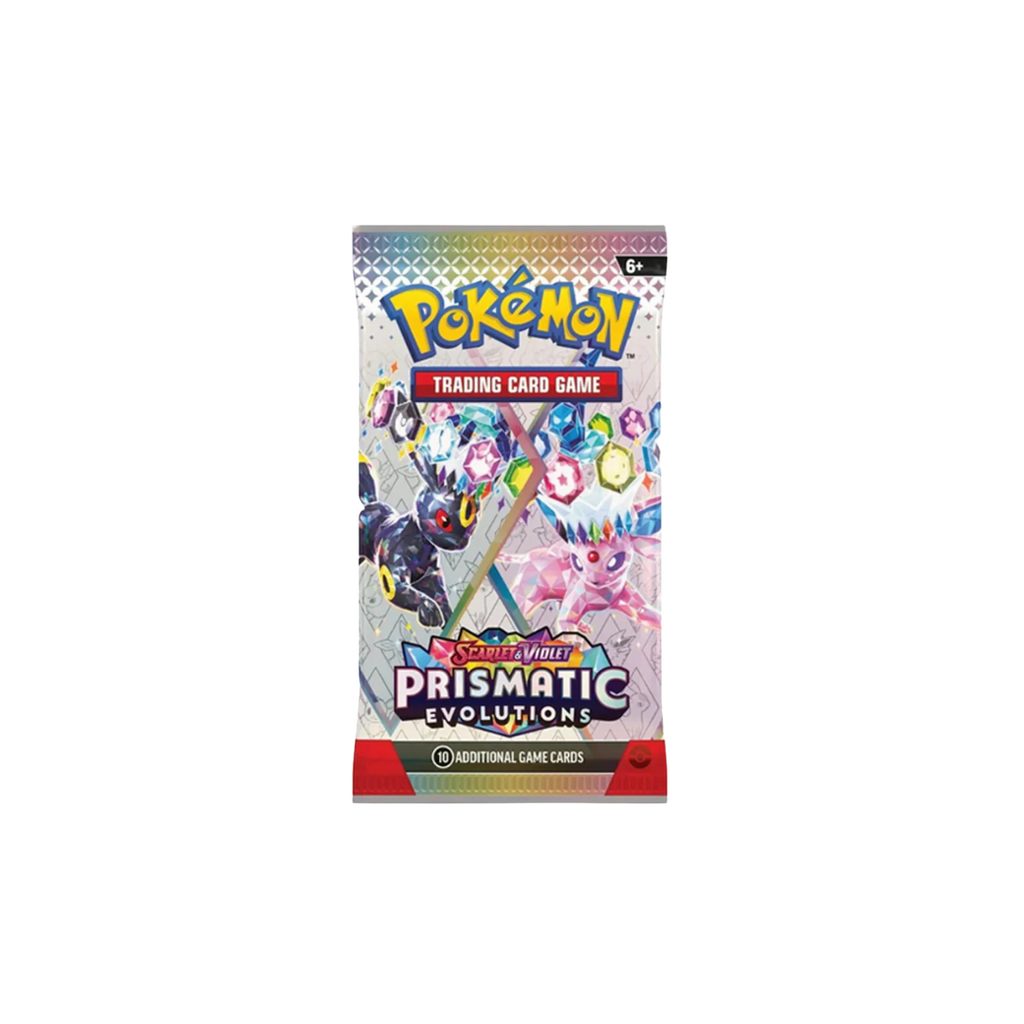 Pokémon Prismatic Evolutions – 1 Sobre con 10 Cartas Coleccionables