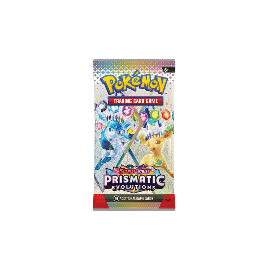 Pokémon Prismatic Evolutions – 1 Sobre con 10 Cartas Coleccionables