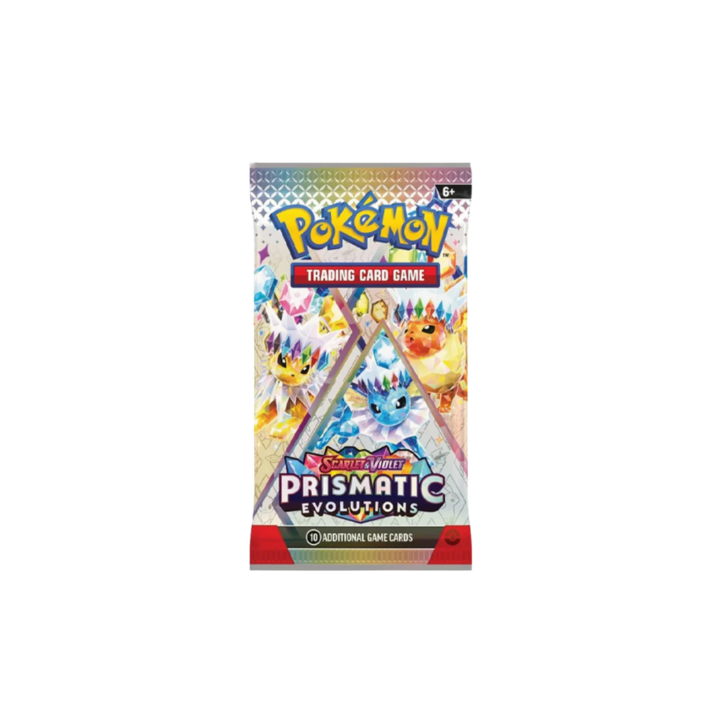 Pokémon Prismatic Evolutions – 1 Sobre con 10 Cartas Coleccionables