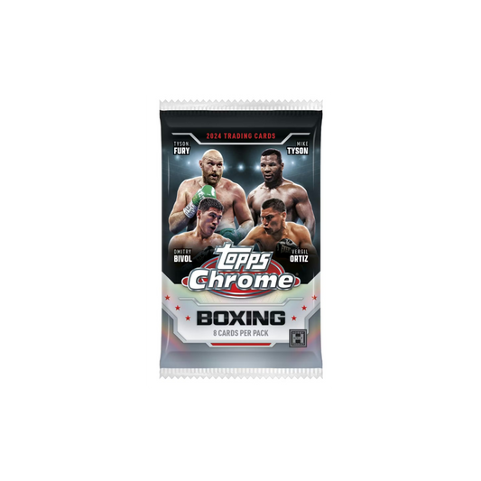 Topps Chrome Boxing 8 tarjetas