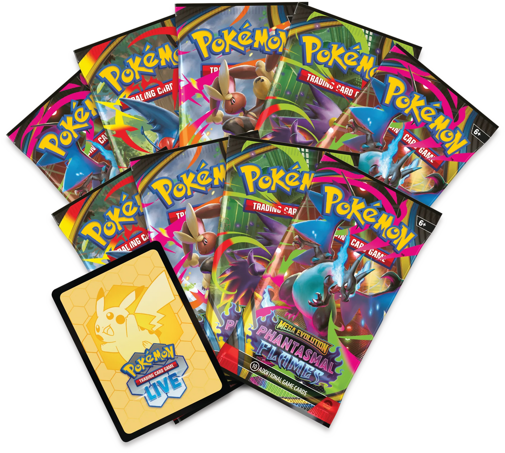 Elite Trainer Box Pokemon Phantasmal Flames Mega Charizard X