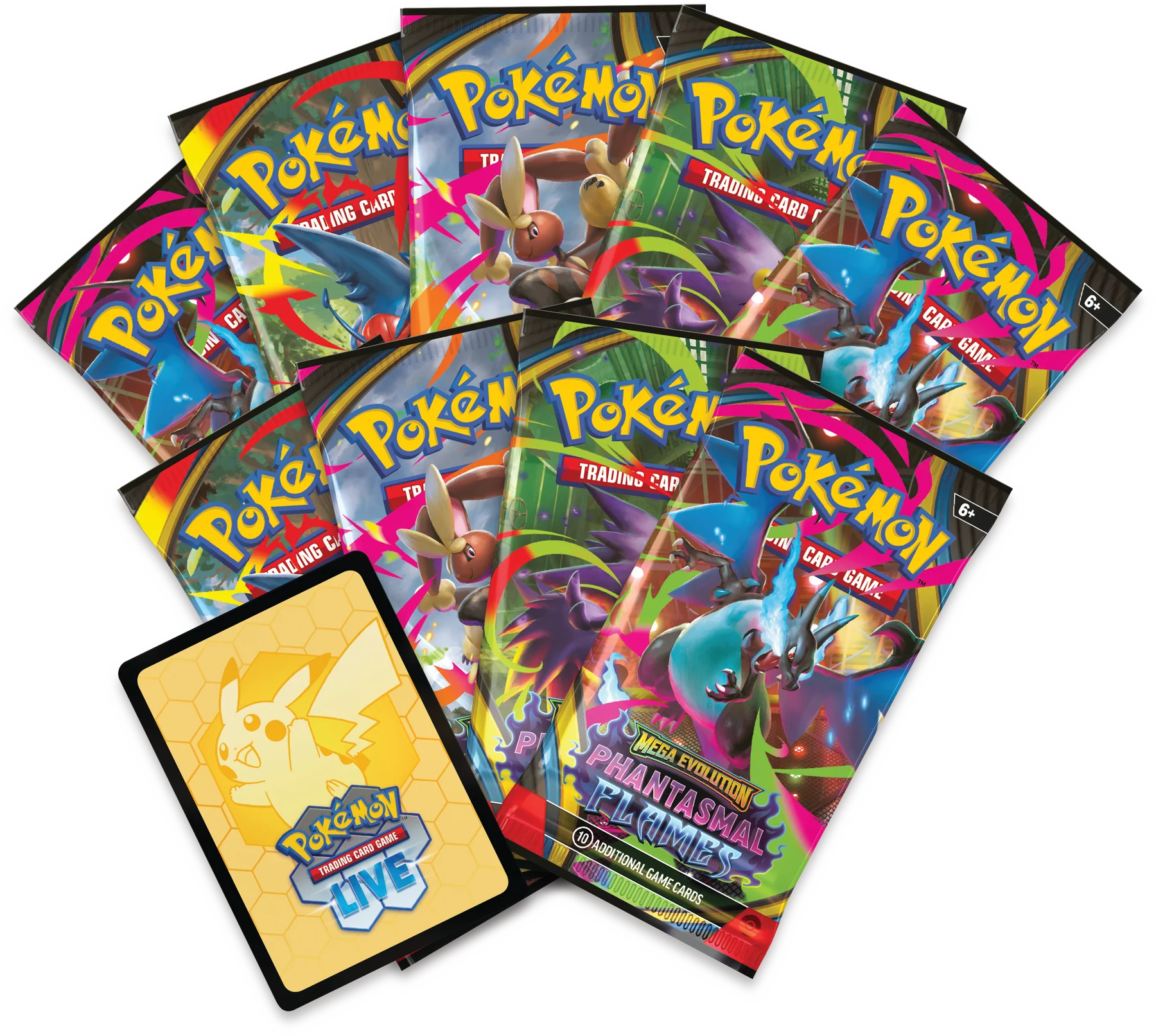 Elite Trainer Box Pokemon Phantasmal Flames Mega Charizard X